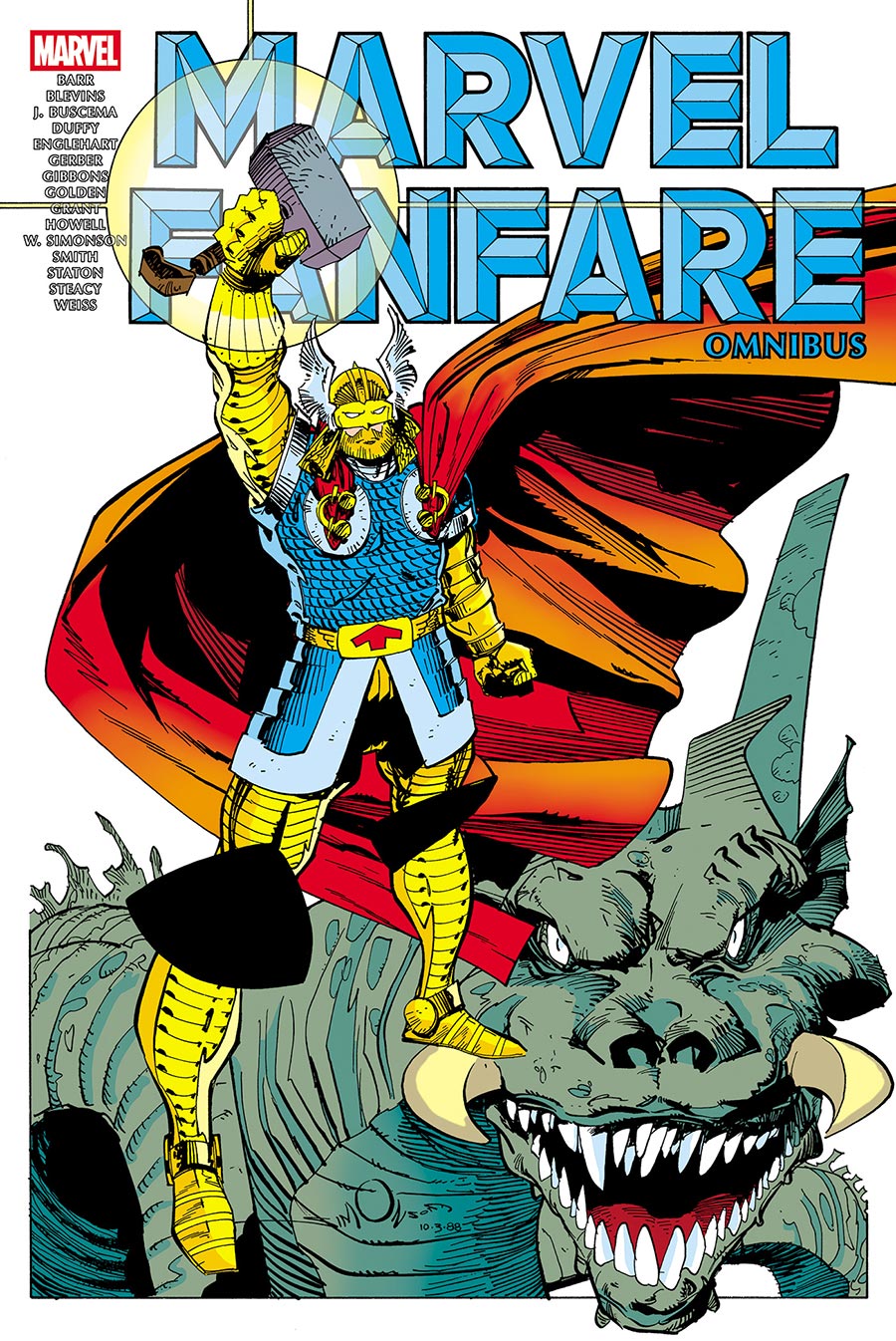 Marvel Fanfare Omnibus Vol 3 HC Direct Market Walter Simonson Variant Cover