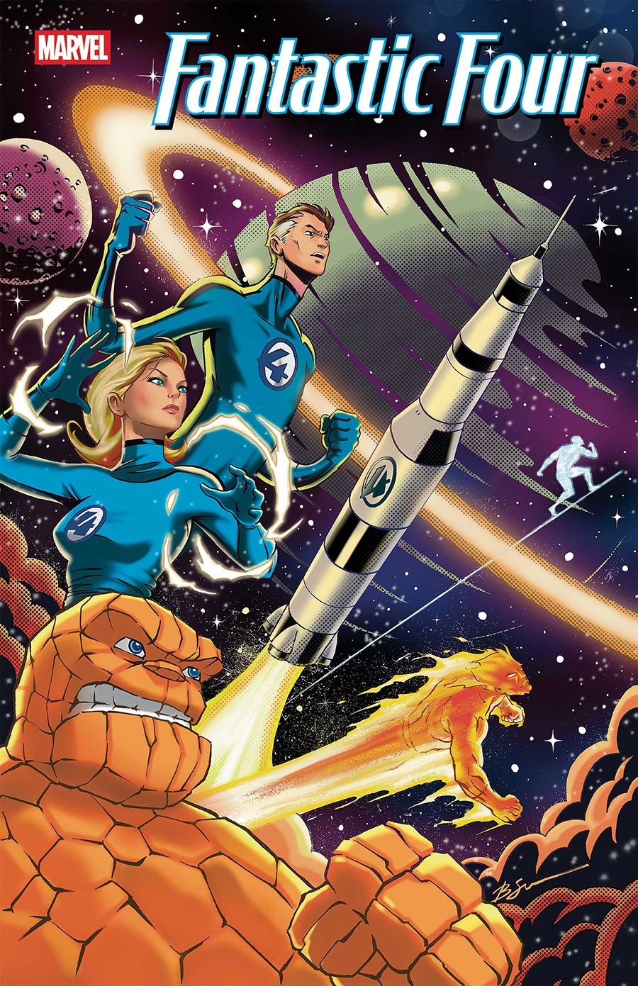 Fantastic Four Vol 8 #11 Cover F Variant Benjamin Su Foil Cover