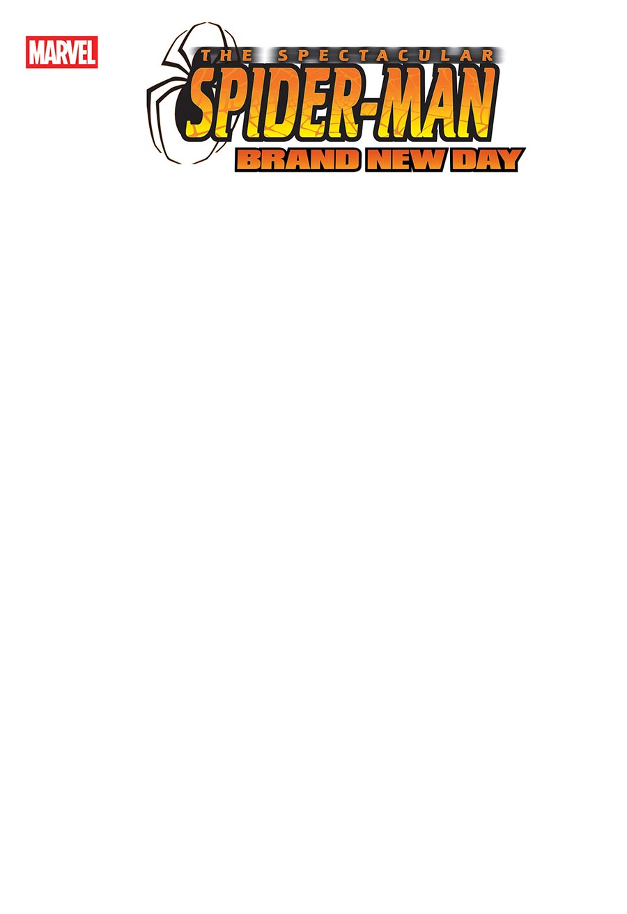 Spectacular Spider-Man Brand New Day #1 Cover F Variant Blank Cover