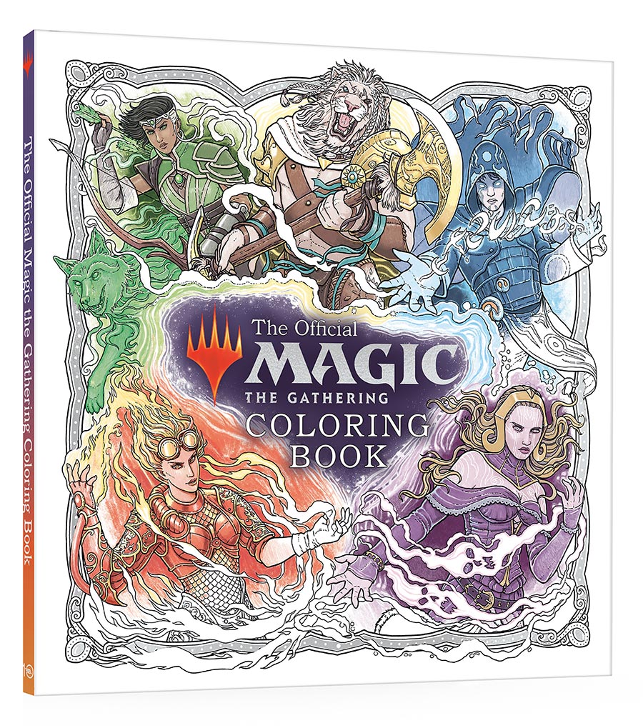 Official Magic The Gathering Coloring Book TP
