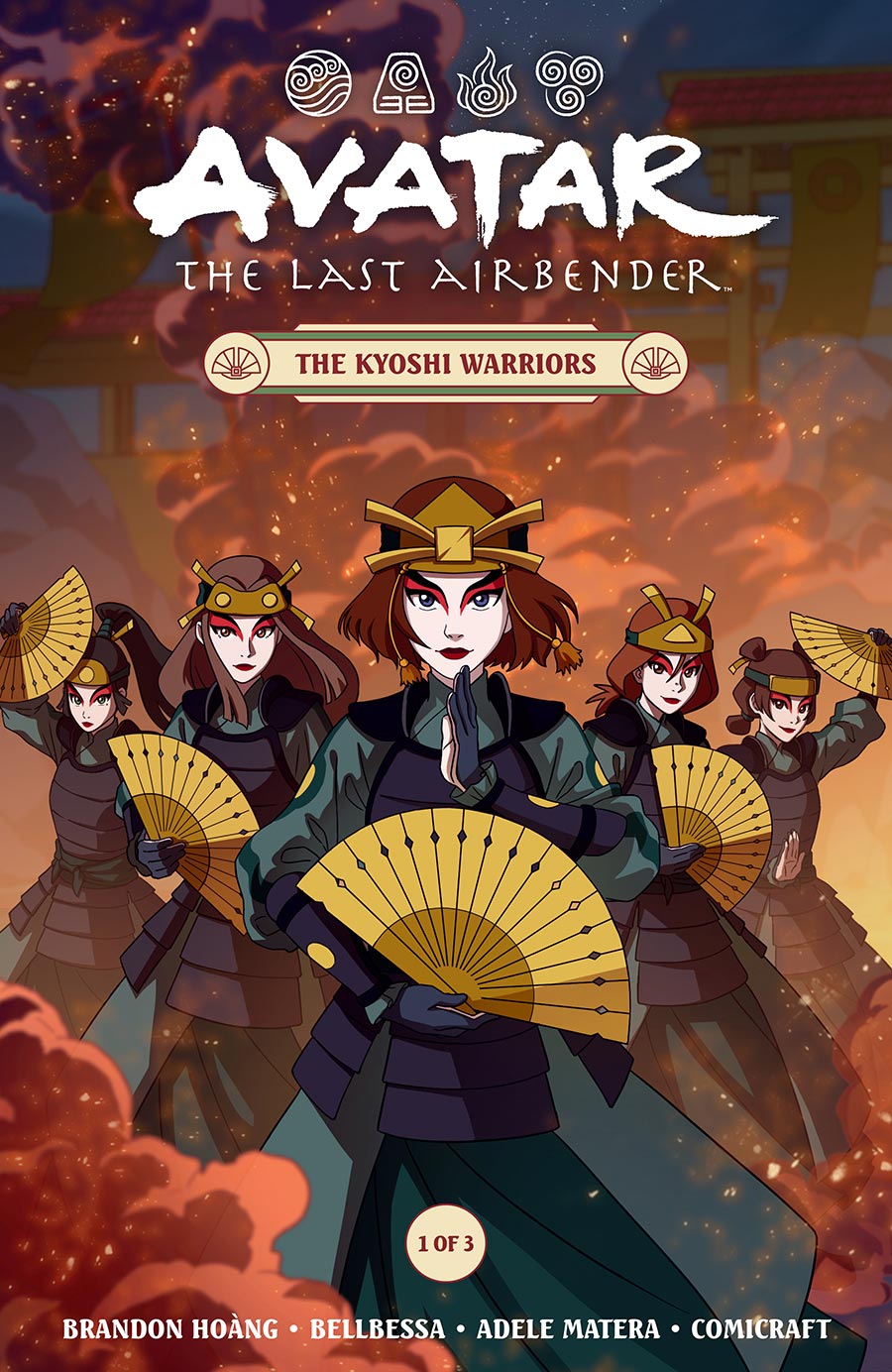 Avatar The Last Airbender The Kyoshi Warriors #1 Cover A Regular Danielle Weires Cover