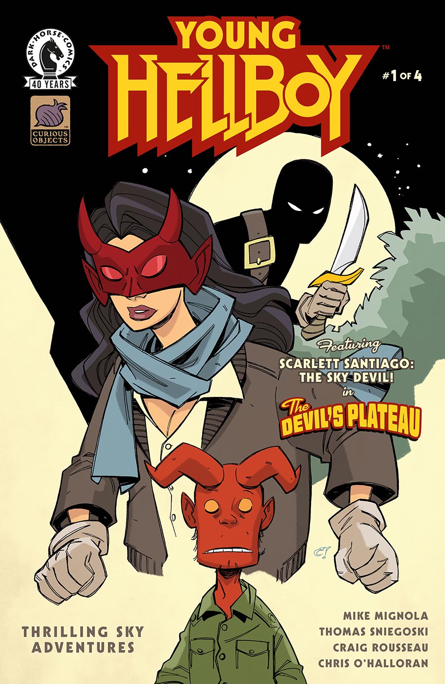 Young Hellboy Thrilling Sky Adventures #1 Cover B Variant David Hitchcock Cover