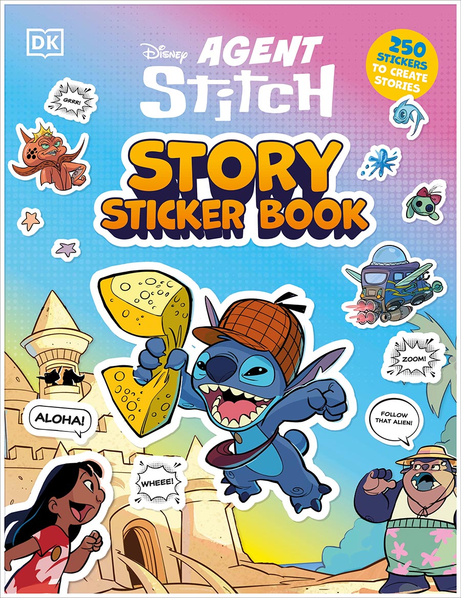 Disney Agent Stitch Story Sticker Book TP