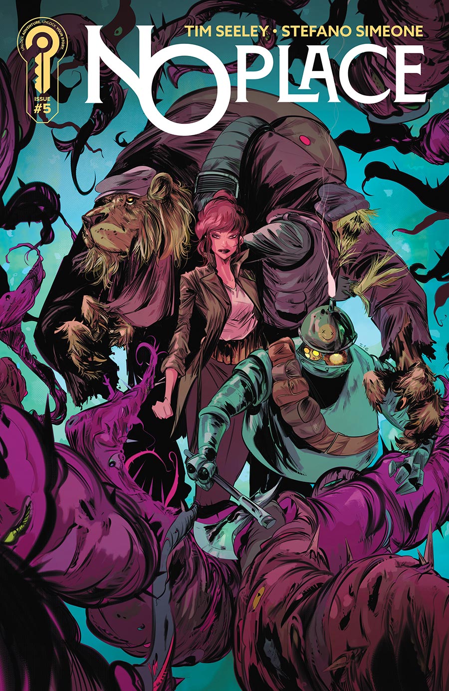 No Place #5 Cover A Regular Stefano Simeone Cover