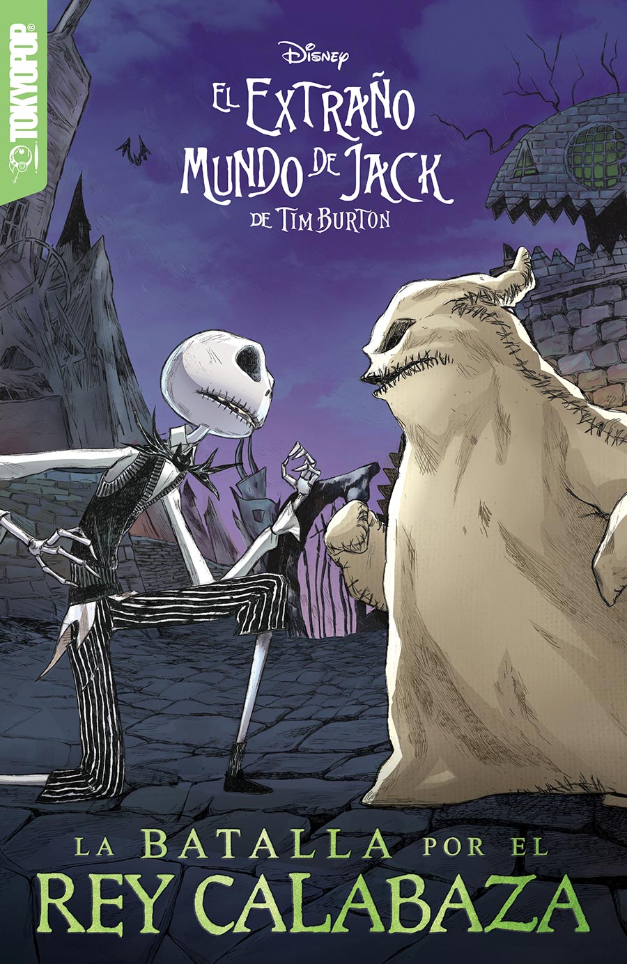 Disney Manga El Extrano Mundo de Jack de Tim Burton Batalla por el Rey Calabaza TP
