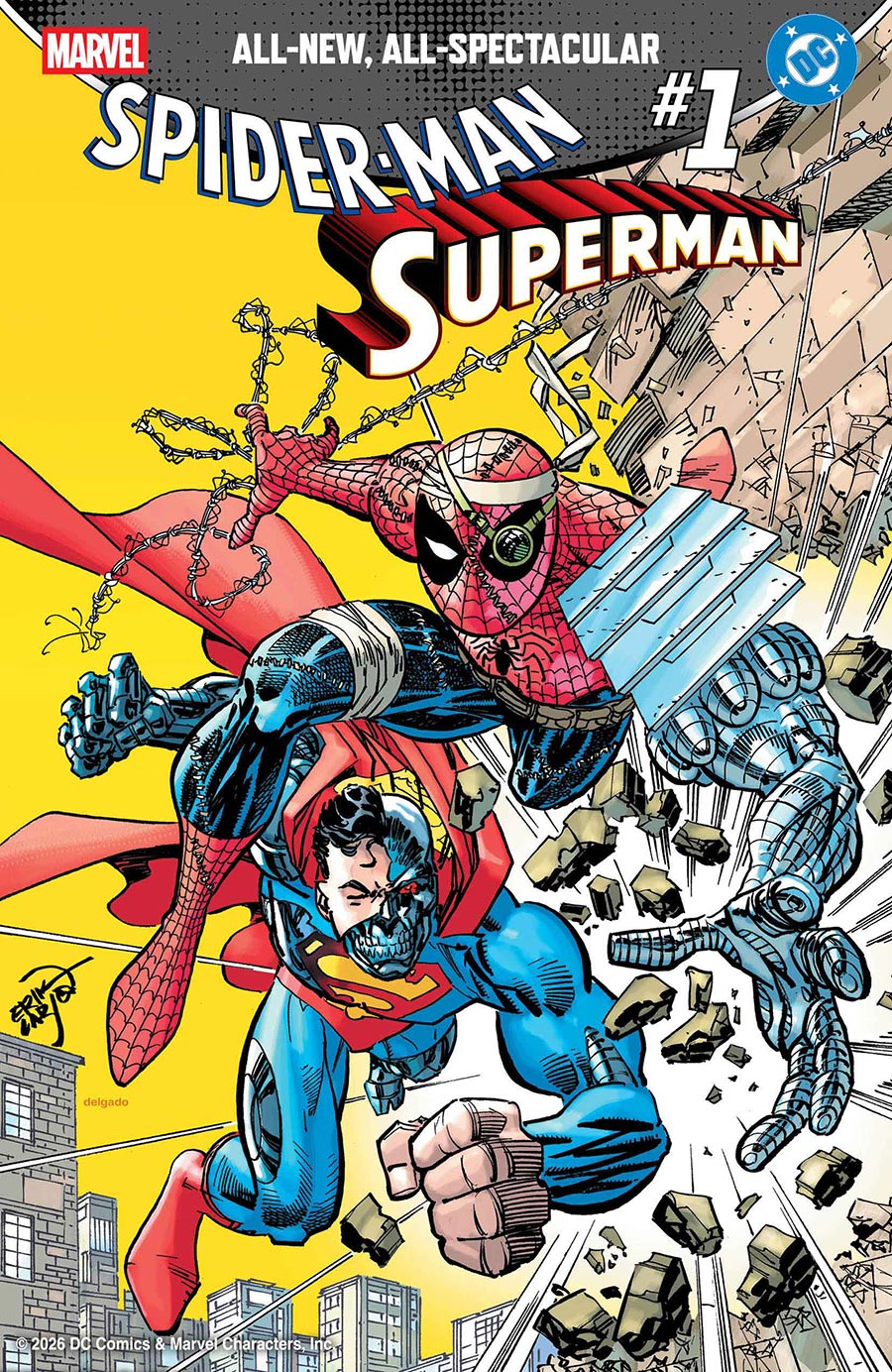 Marvel DC Spider-Man Superman #1 (One Shot) Cover I Variant Erik Larsen Cover