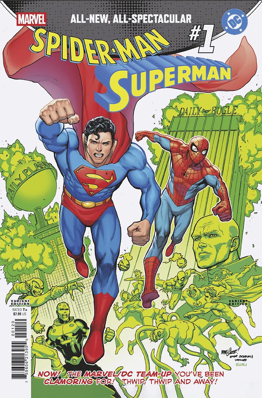 Marvel DC Spider-Man Superman #1 (One Shot) Cover J Variant David Marquez Homage Cover