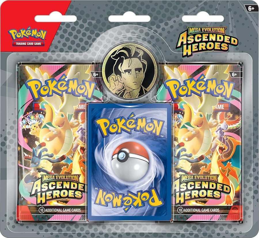 Pokemon Mega Evolutions 2.5 Ascended Heroes 2-Pack Blister Case (24-Count)
