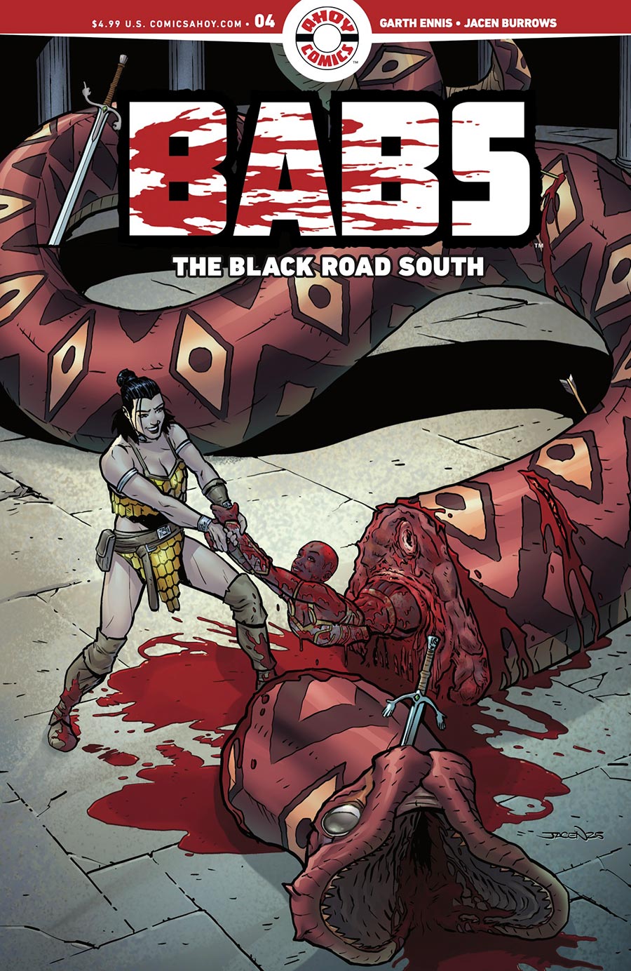 Babs The Black Road South #4 Cover A Regular Jacen Burrows Cover