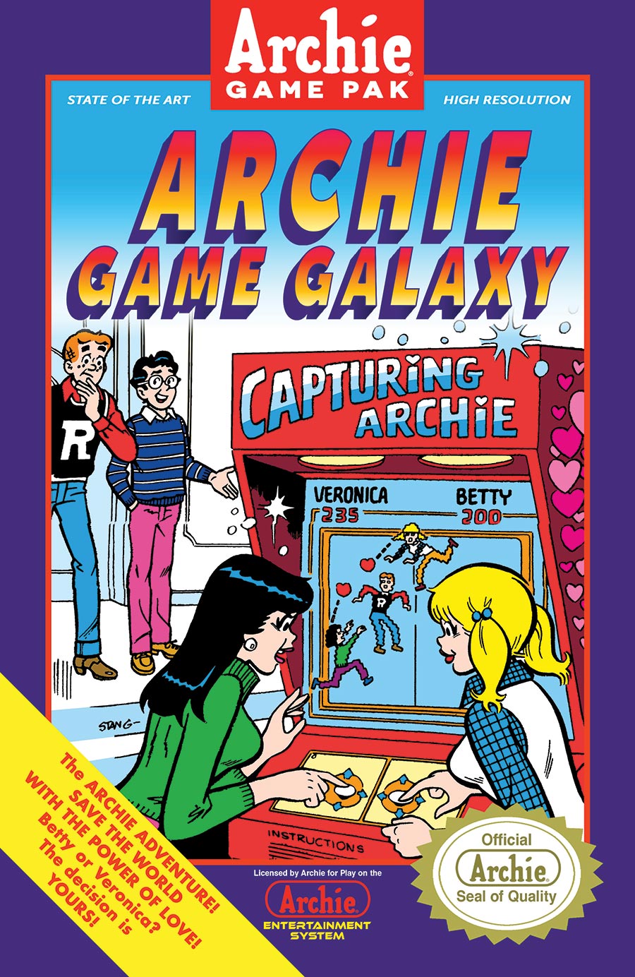 Archie Comics 85th Anniversary Presents Archie Game Galaxy #1 (One Shot) Cover B Variant Stan Goldberg Box Art Cover