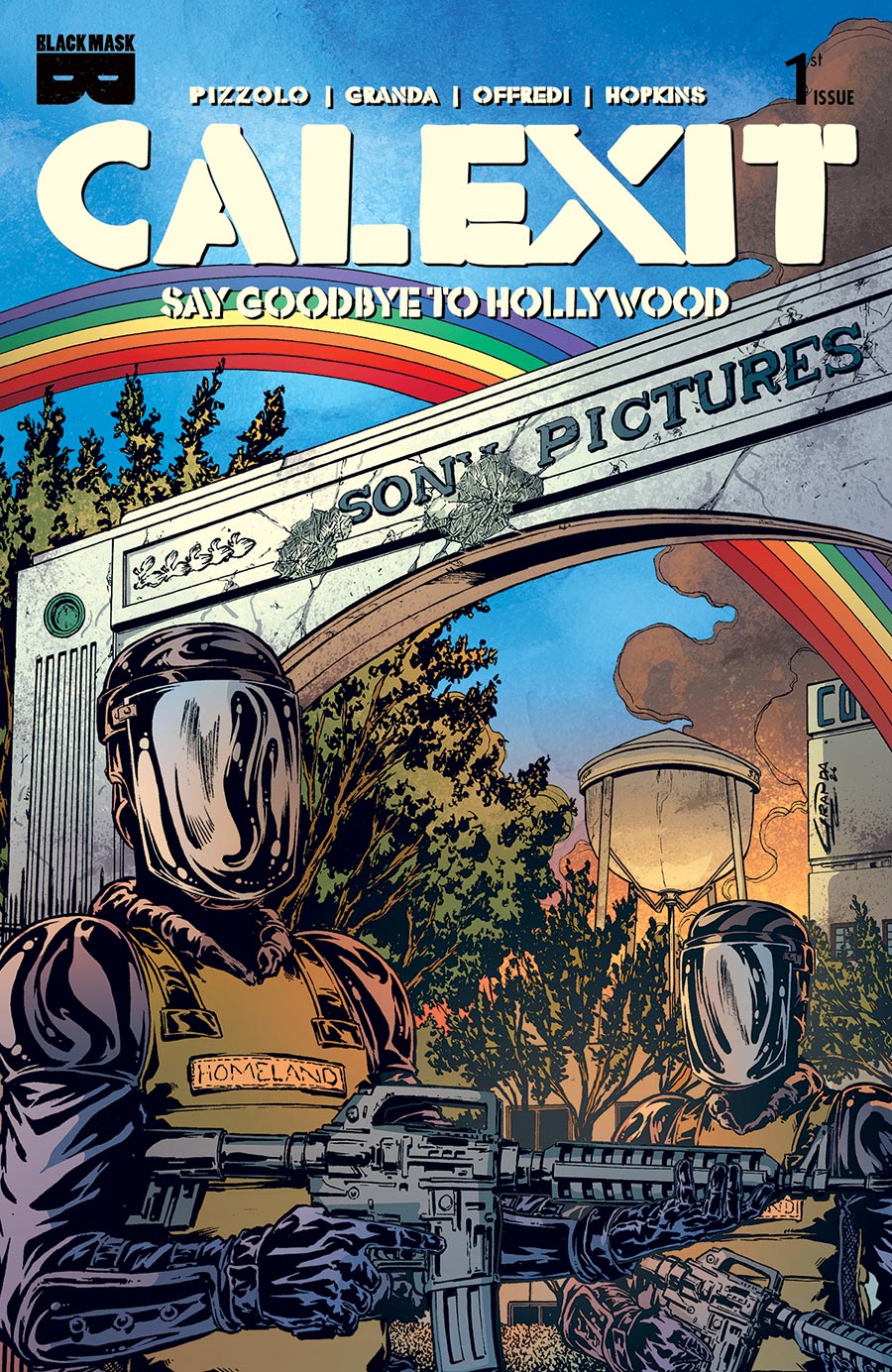 Calexit Say Goodbye To Hollywood #1 Cover E Incentive C Granda Culver Variant Cover