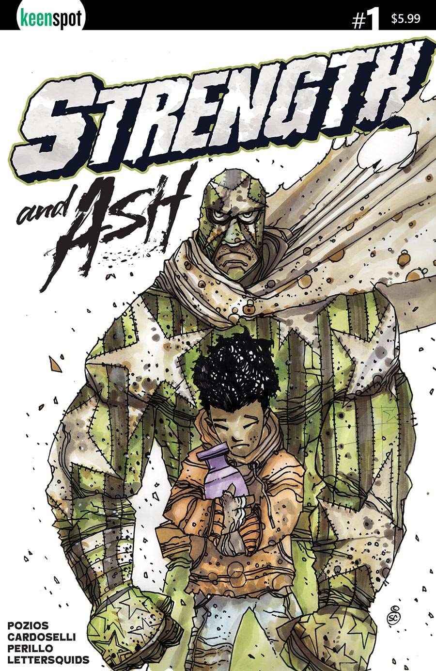 Strength & Ash #1 Cover C Variant Stefano Cardoselli & Francesca Perillo Holofoil Flp Cover