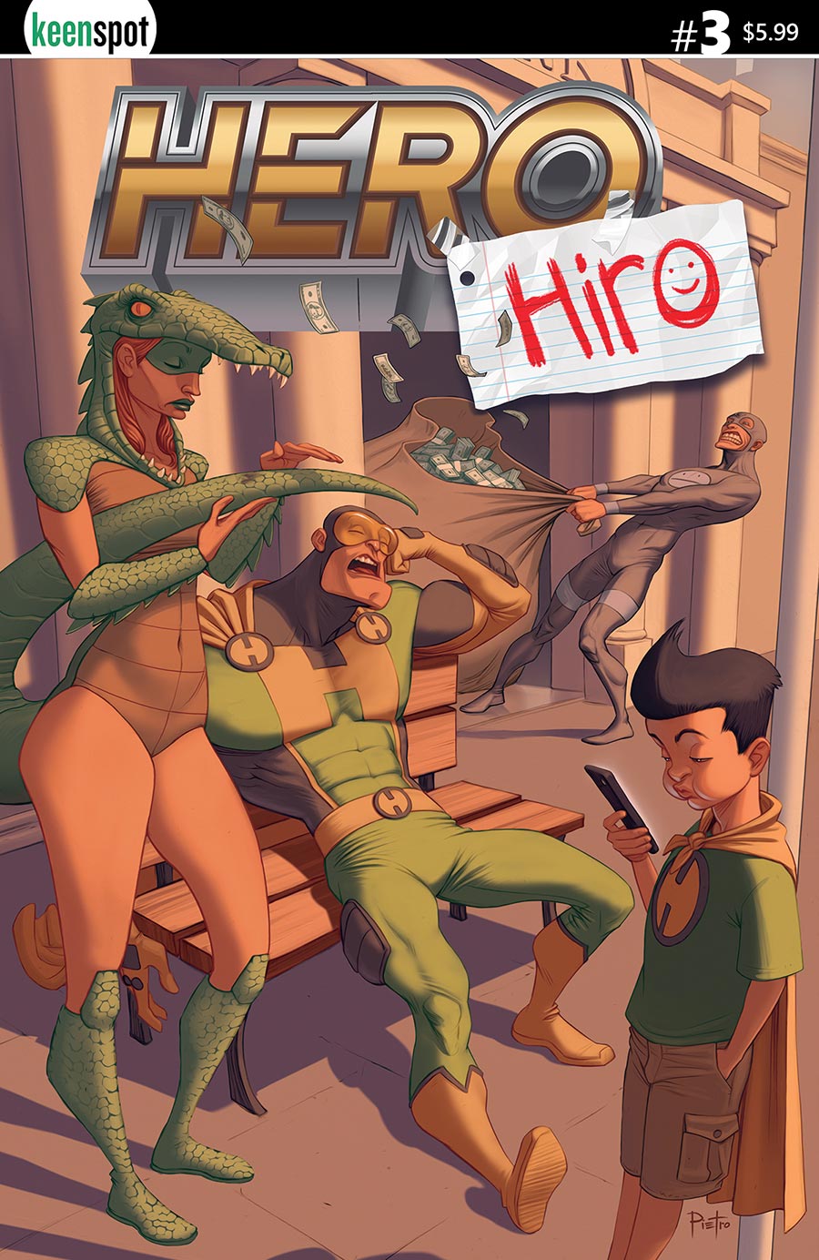 Hero Hiro #3 Cover B Variant Pietro Cover