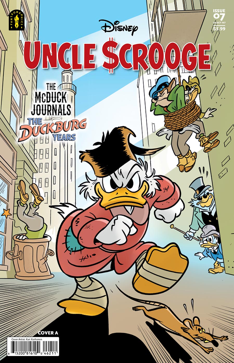Uncle Scrooge Vol 3 #7 The McDuck Journals The Duckburg Years Cover A Regular Kari Korhonen Cover (#467)