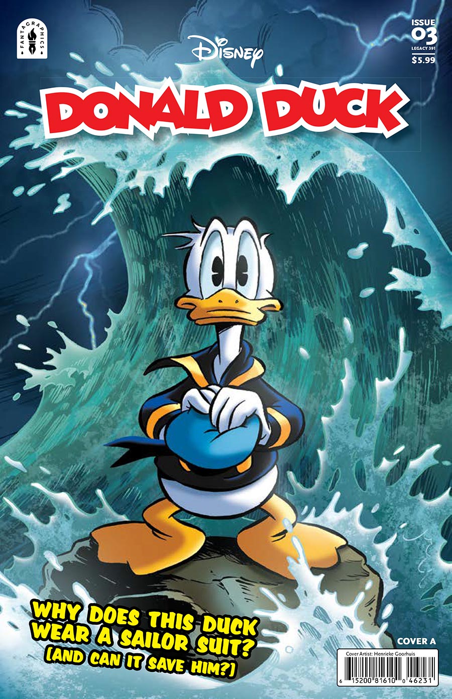 Donald Duck Vol 3 #3 Call Of The Wild Sea / Two-Bit Tycoons Cover A Regular Henrieke Goorhuis Cover (#391)