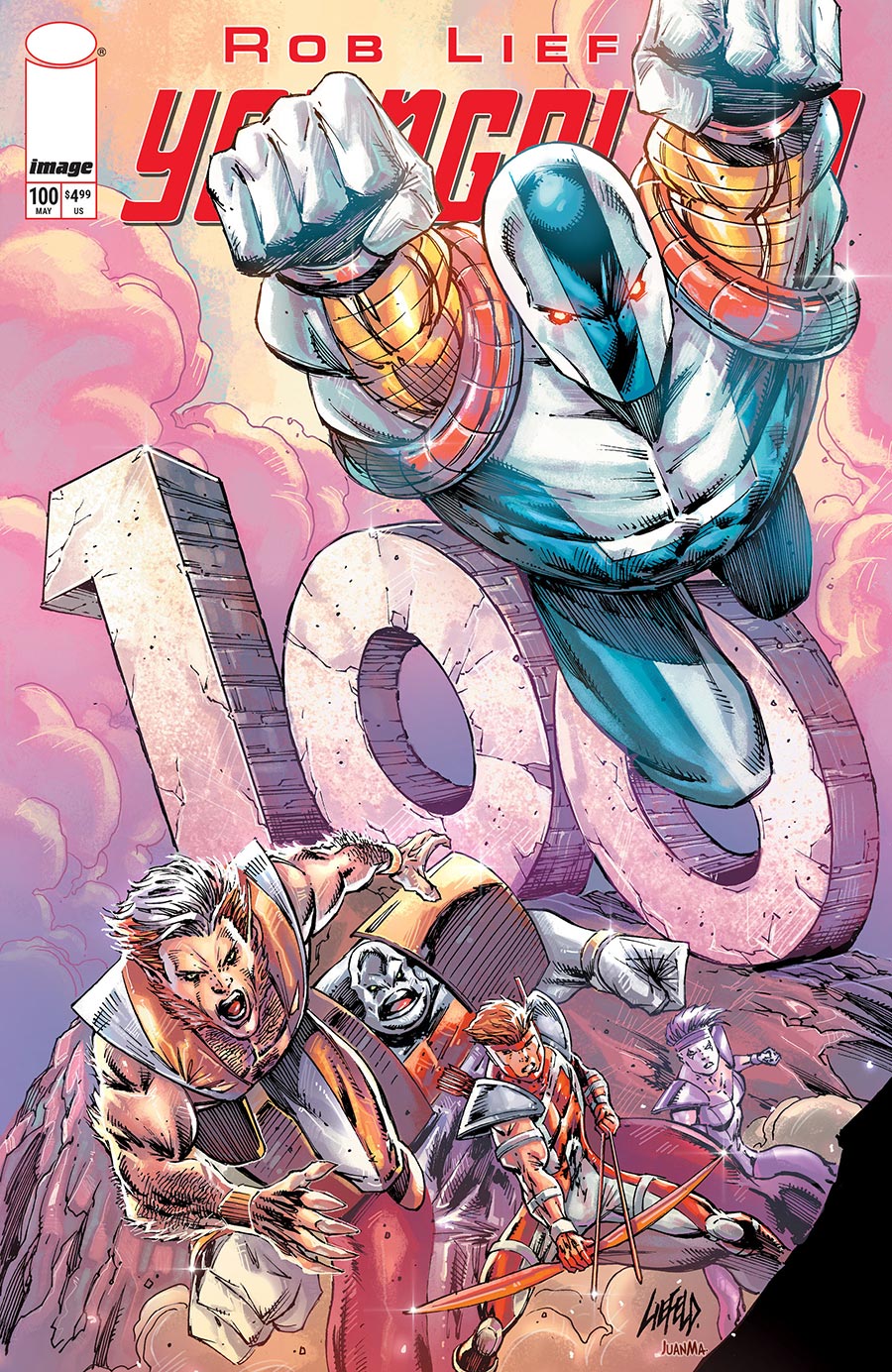 Youngblood Vol 6 #100 Cover A Regular Rob Liefeld Cover