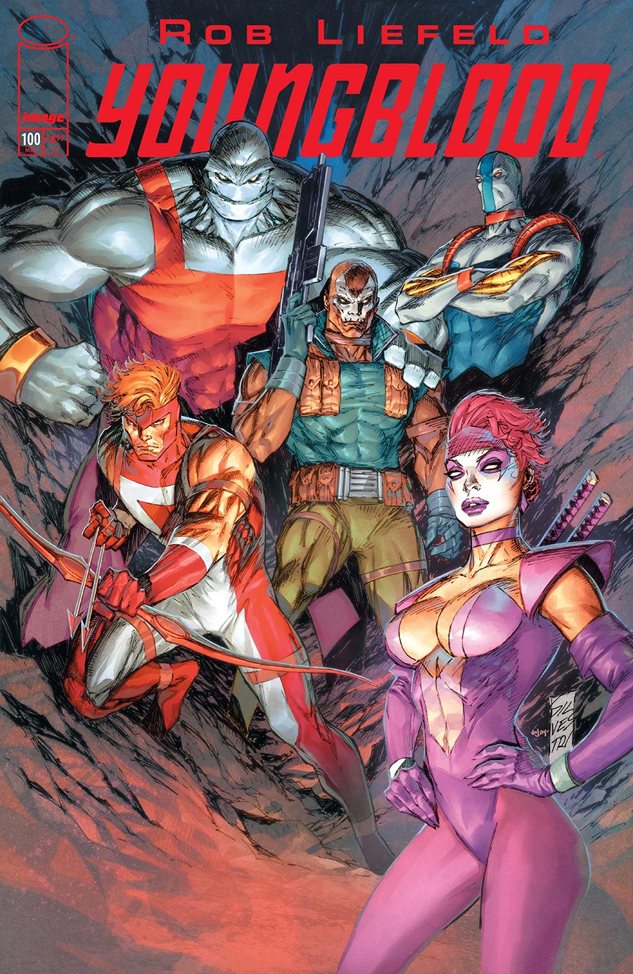Youngblood Vol 6 #100 Cover F Variant Marc Silvestri Cover