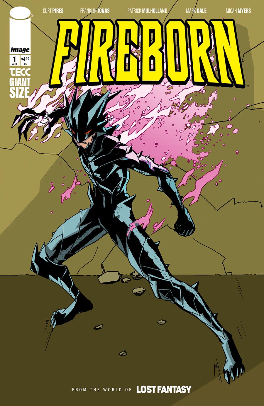 Fireborn #1 Cover B Variant Patrick Mulholland Invincible Homage Cover (From The World Of Lost Fantasy)