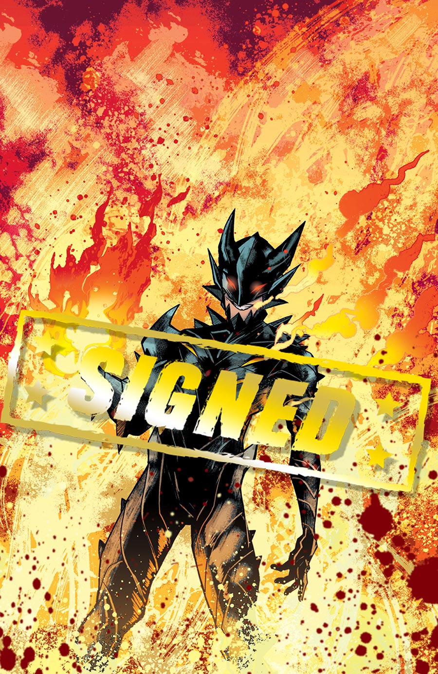 Fireborn #1 Cover J Incentive Patrick Mulholland Virgin Cover Signed By Franklin Jonas & Curt Pires (From The World Of Lost Fantasy)