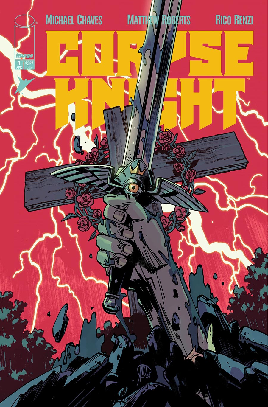 Corpse Knight #1 Cover E Incentive Andrea Milana Variant Cover