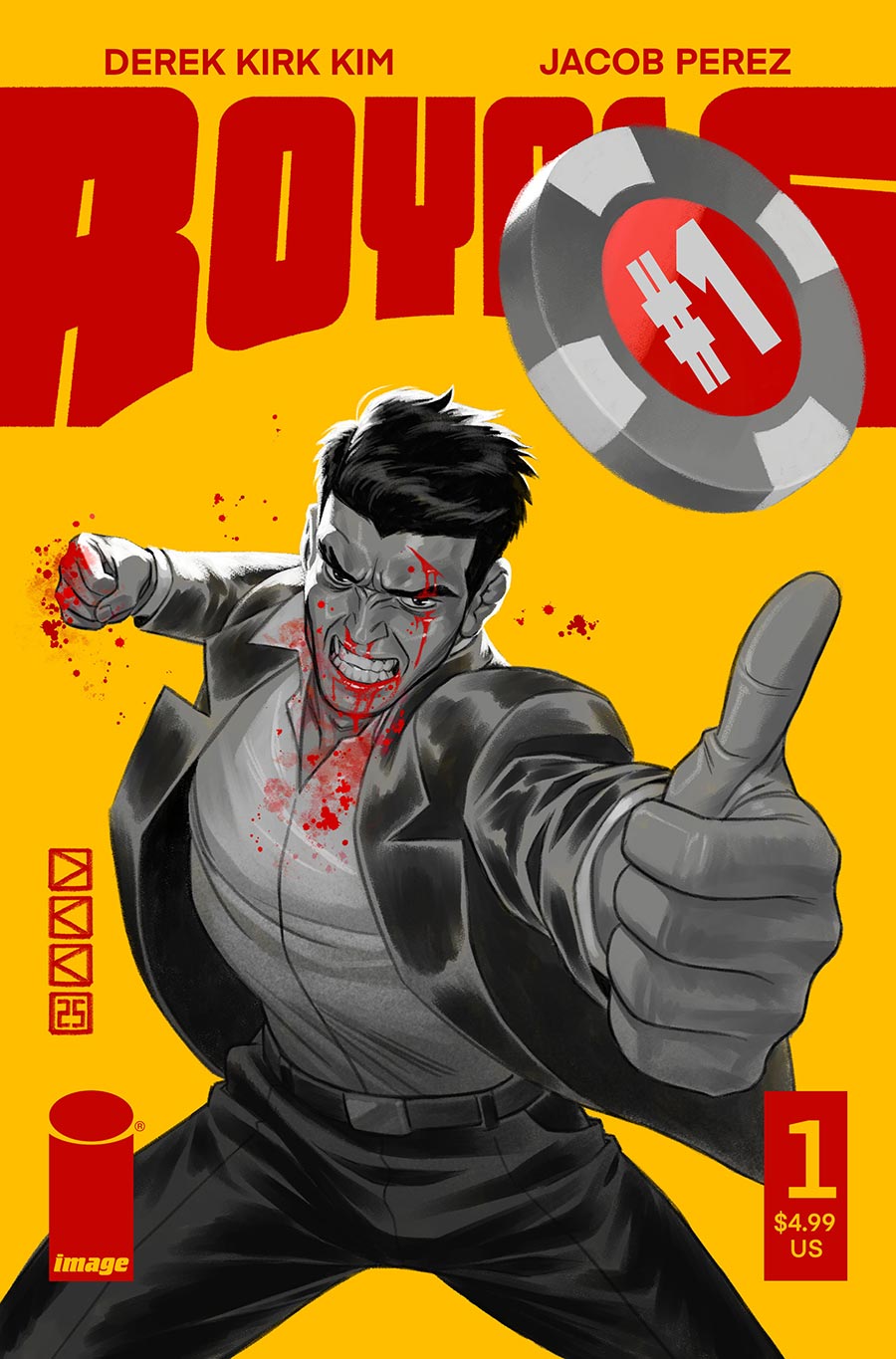 Royals (Image) #1 Cover C Variant Derek Kirk Kim Poker Chip Cover