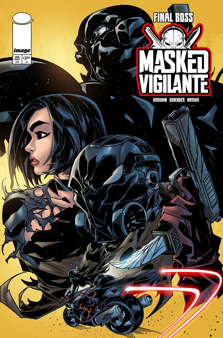 Final Boss Masked Vigilante #1 (One Shot) Cover B Variant Leon Govender Cover