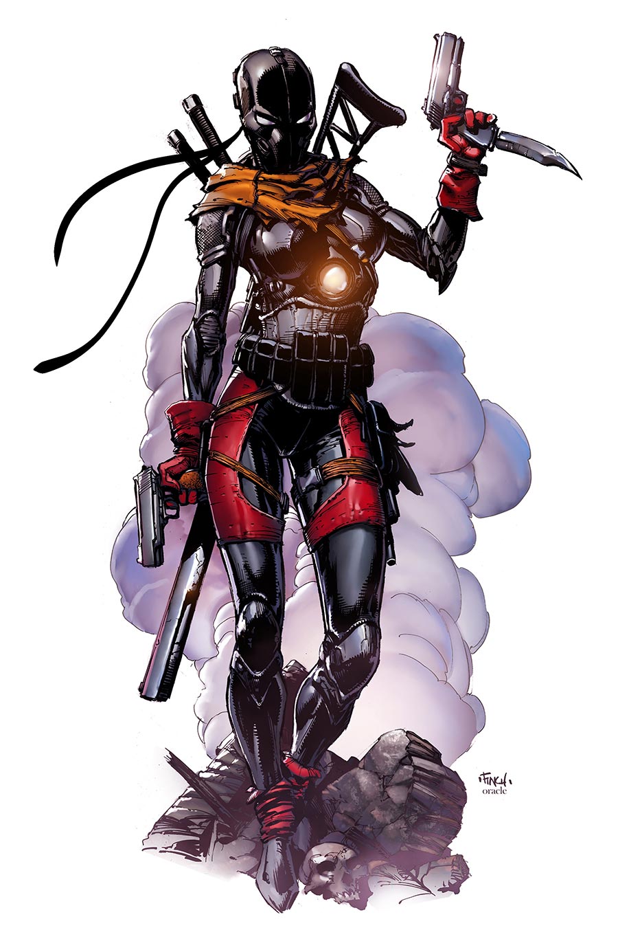 Final Boss Masked Vigilante #1 (One Shot) Cover G Incentive David Finch Foil Virgin Variant Cover