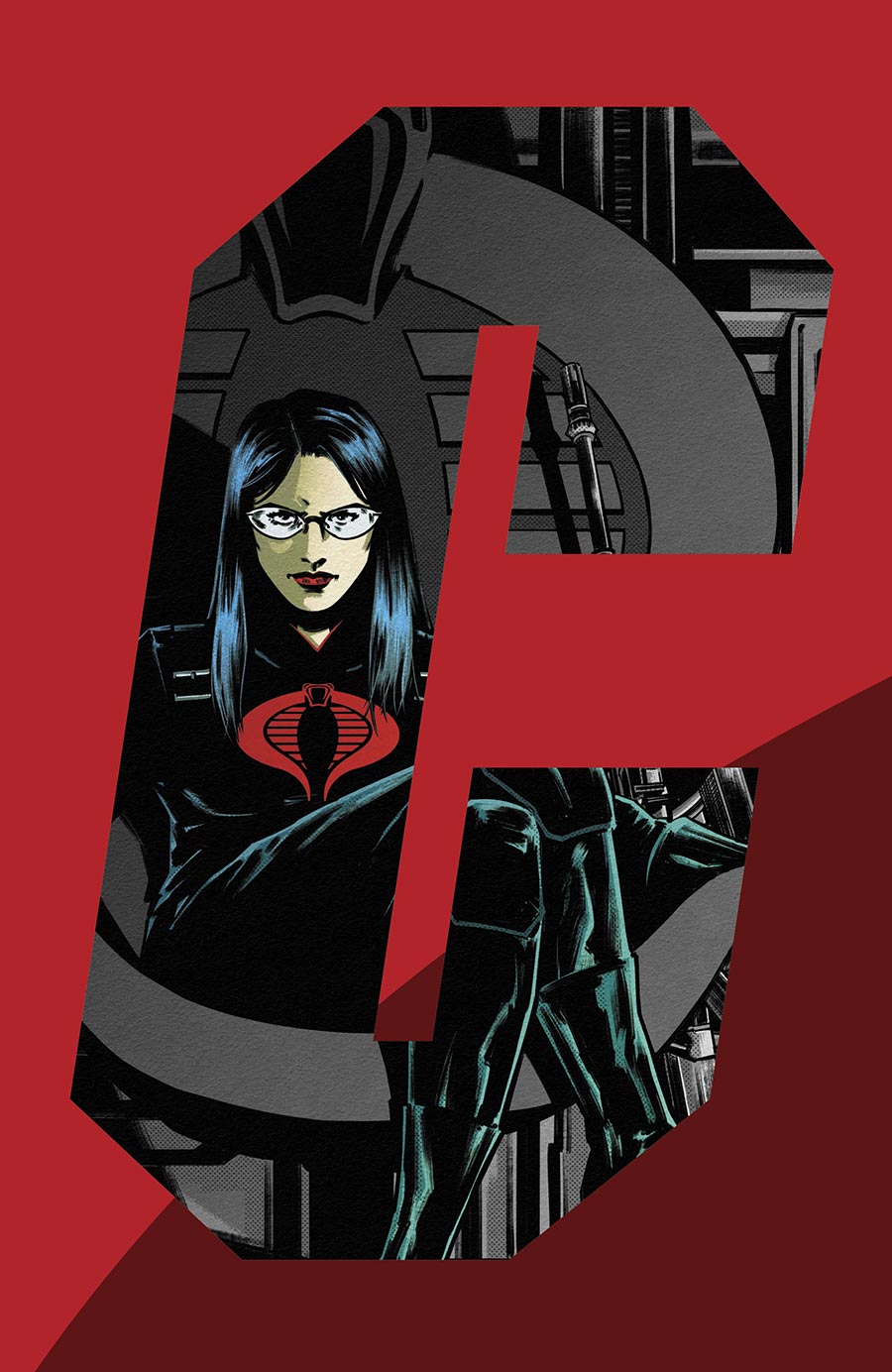 GI Joe A Real American Hero Sssilent Missions Baroness #1 (One Shot) Cover D Incentive Jorge Fornes Connecting Foil Cover