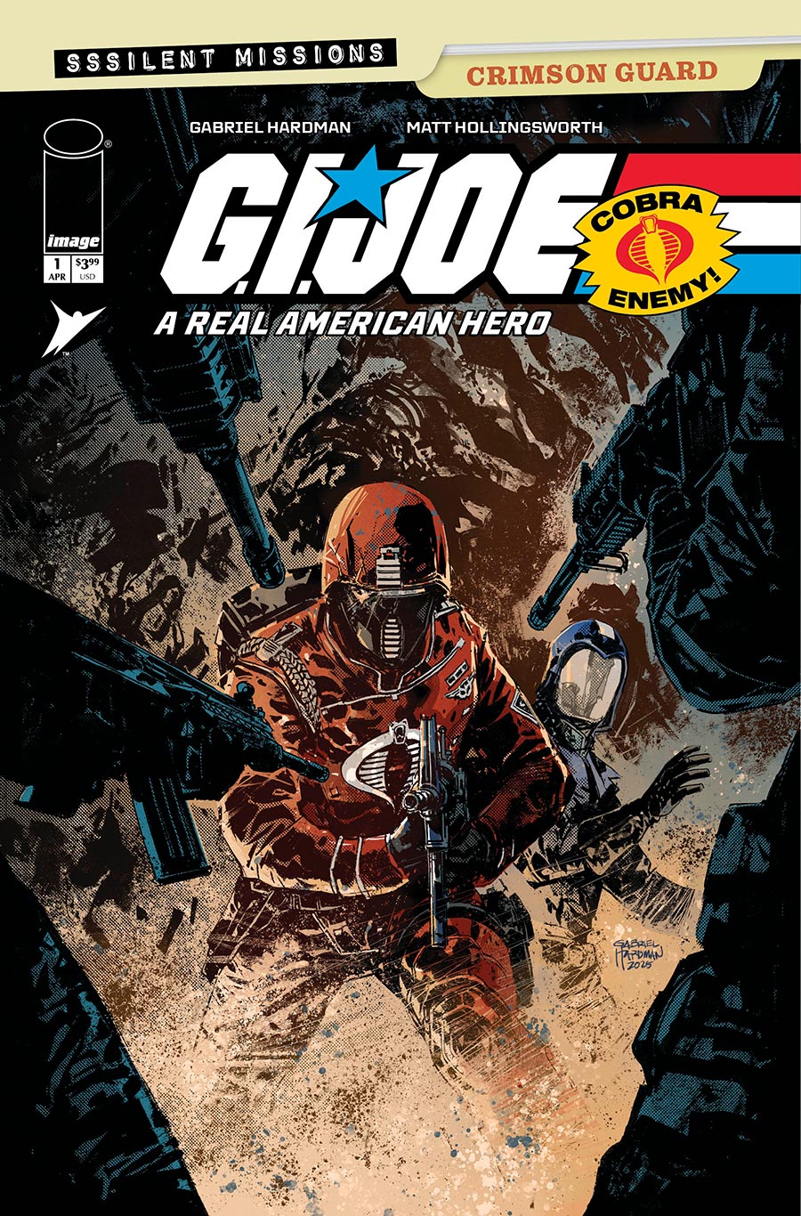 GI Joe A Real American Hero Sssilent Missions Crimson Guard #1 (One Shot) Cover A Regular Gabriel Hardman Cover