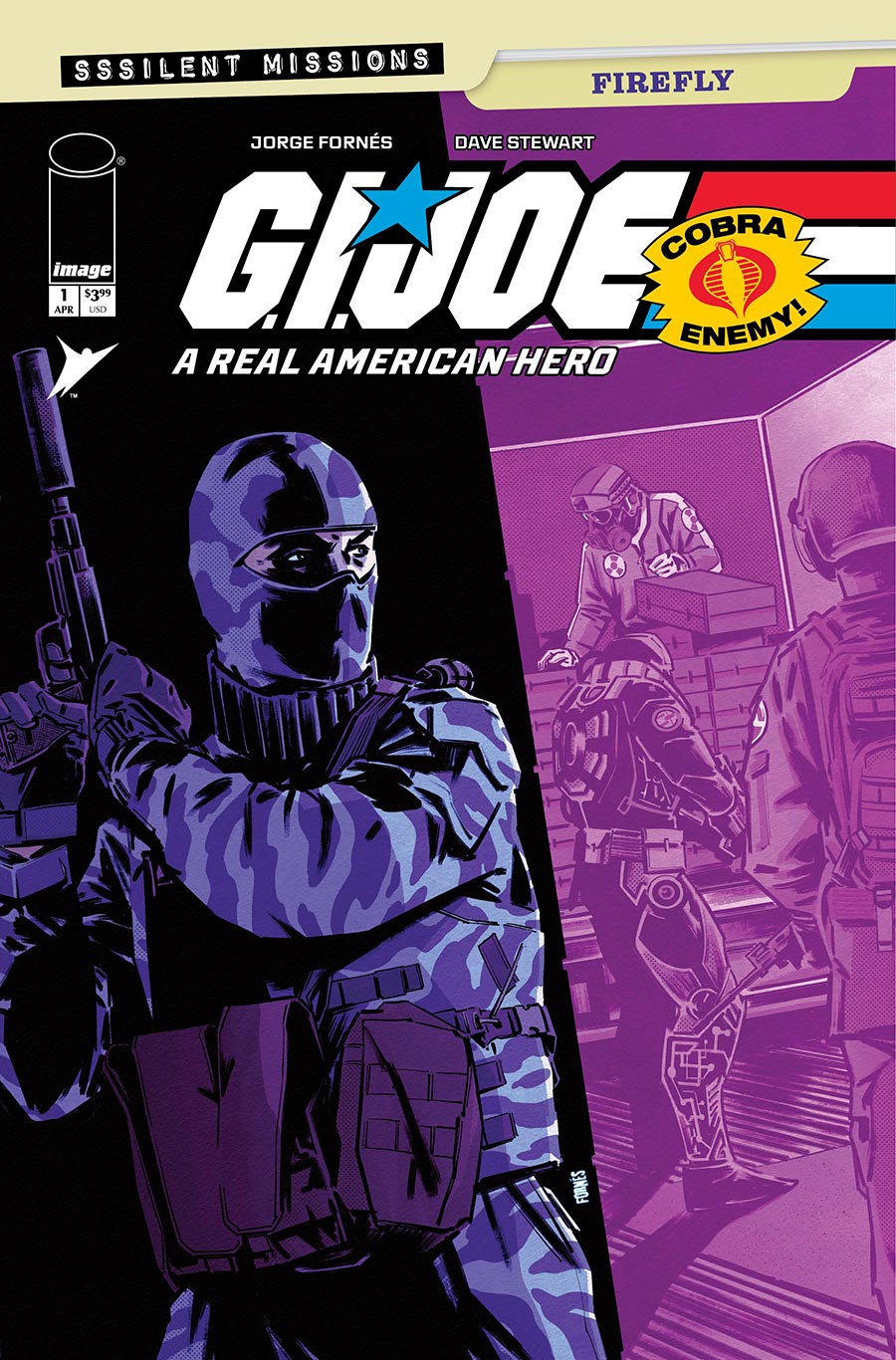 GI Joe A Real American Hero Sssilent Missions Firefly #1 (One Shot) Cover A Regular Jorge Fornes A Cover