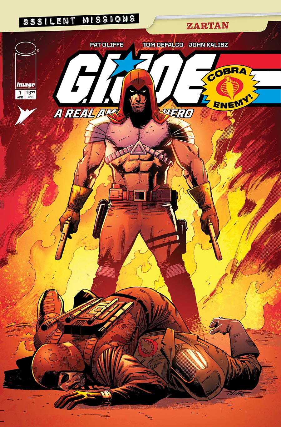 GI Joe A Real American Hero Sssilent Missions Zartan #1 (One Shot) Cover A Regular Pat Olliffe & John Kalisz Cover