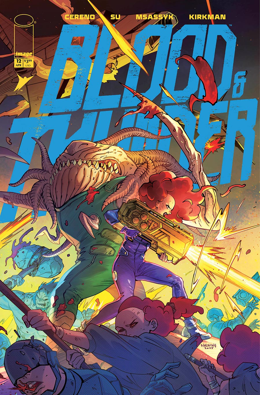 Blood & Thunder #12 Cover C Incentive Haining Variant Cover
