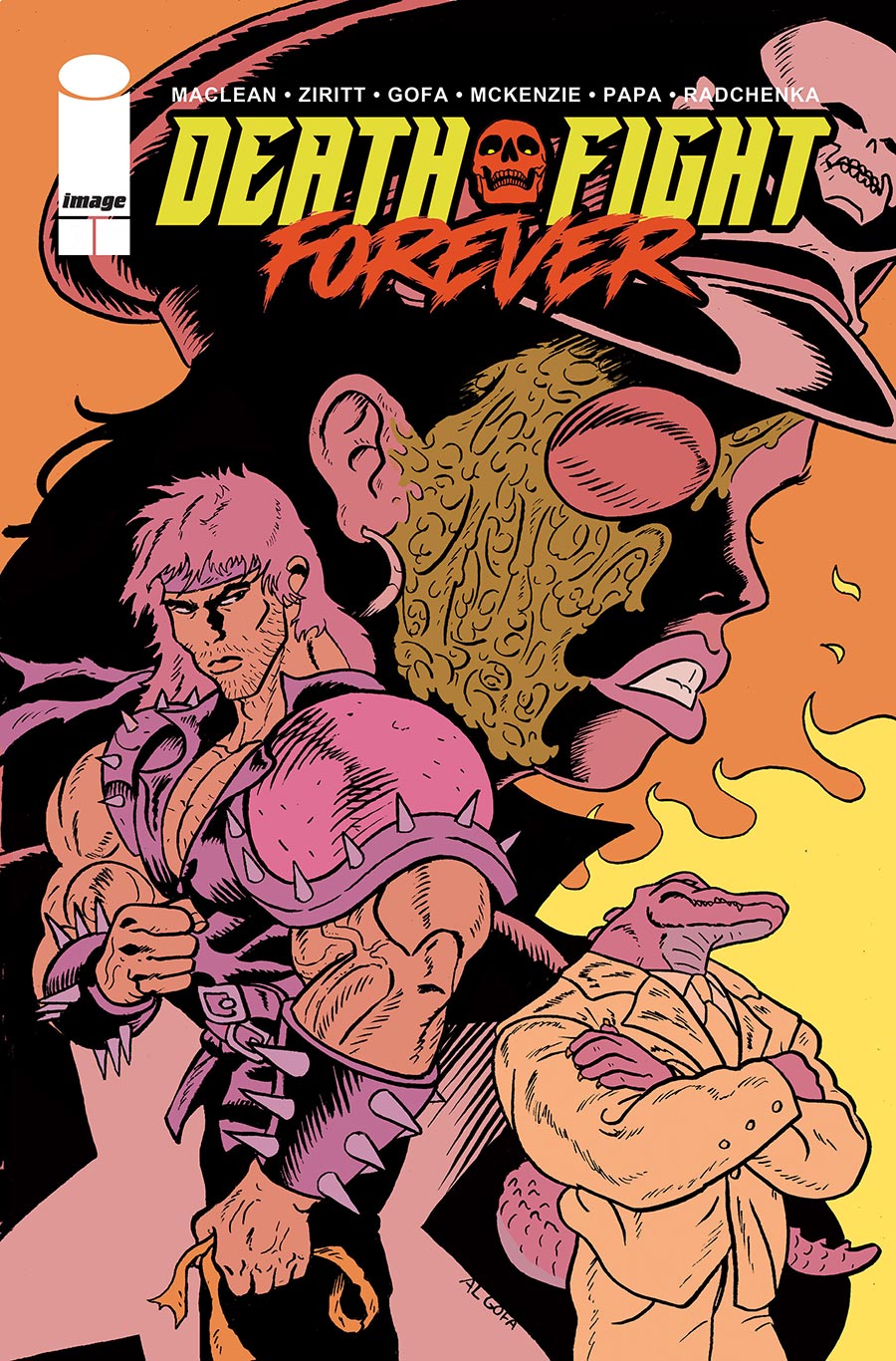 Death Fight Forever #3 Cover B Variant Al Gofa Cover