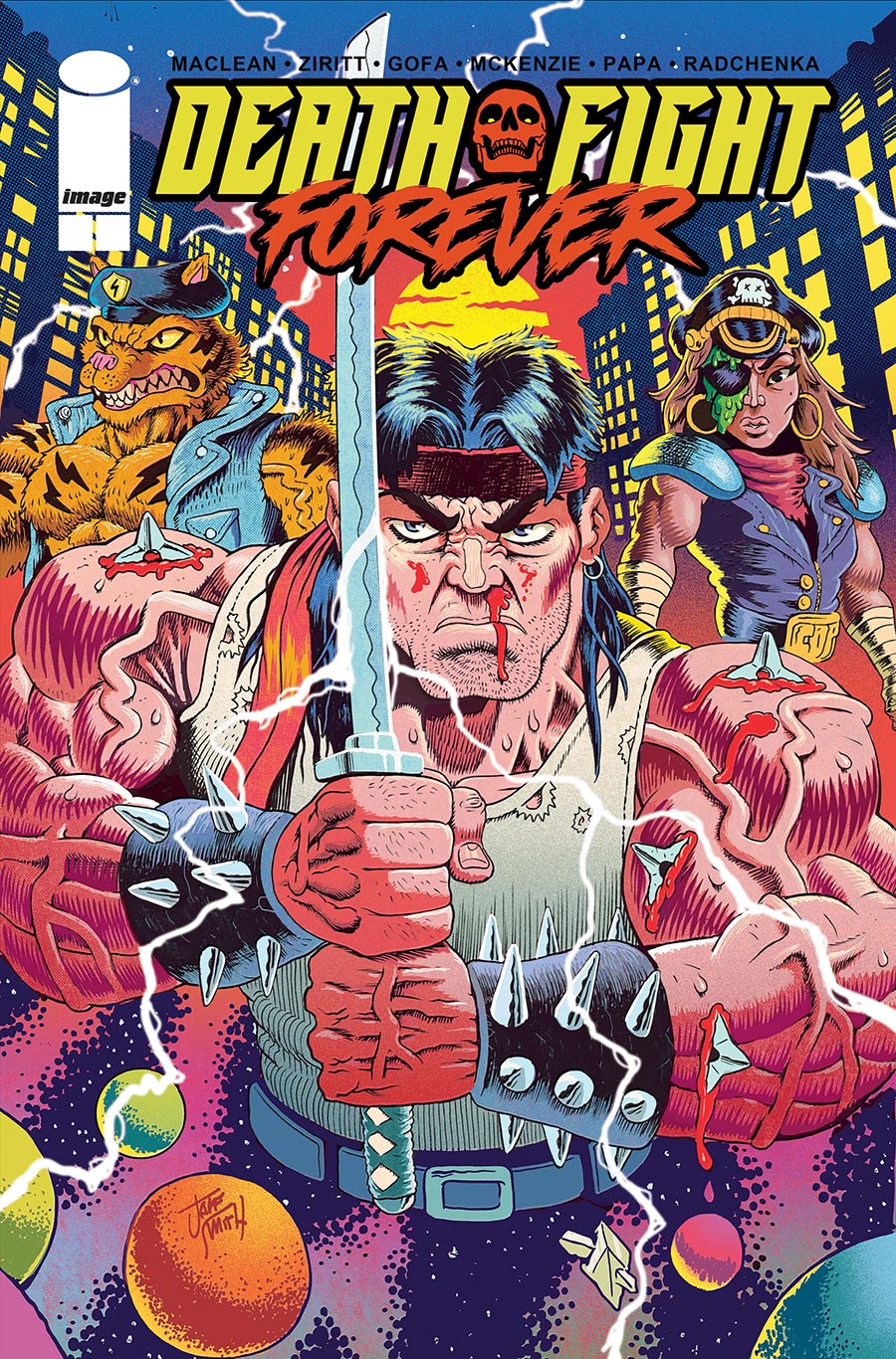 Death Fight Forever #3 Cover C Incentive Jake Smith Variant Cover