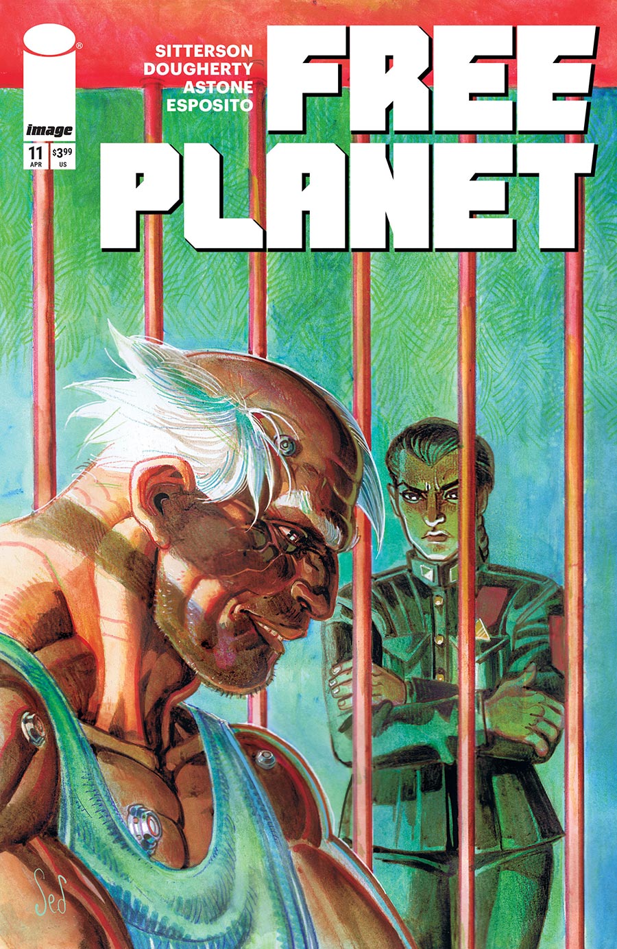 Free Planet #11 Cover B Variant Jed Dougherty Cover
