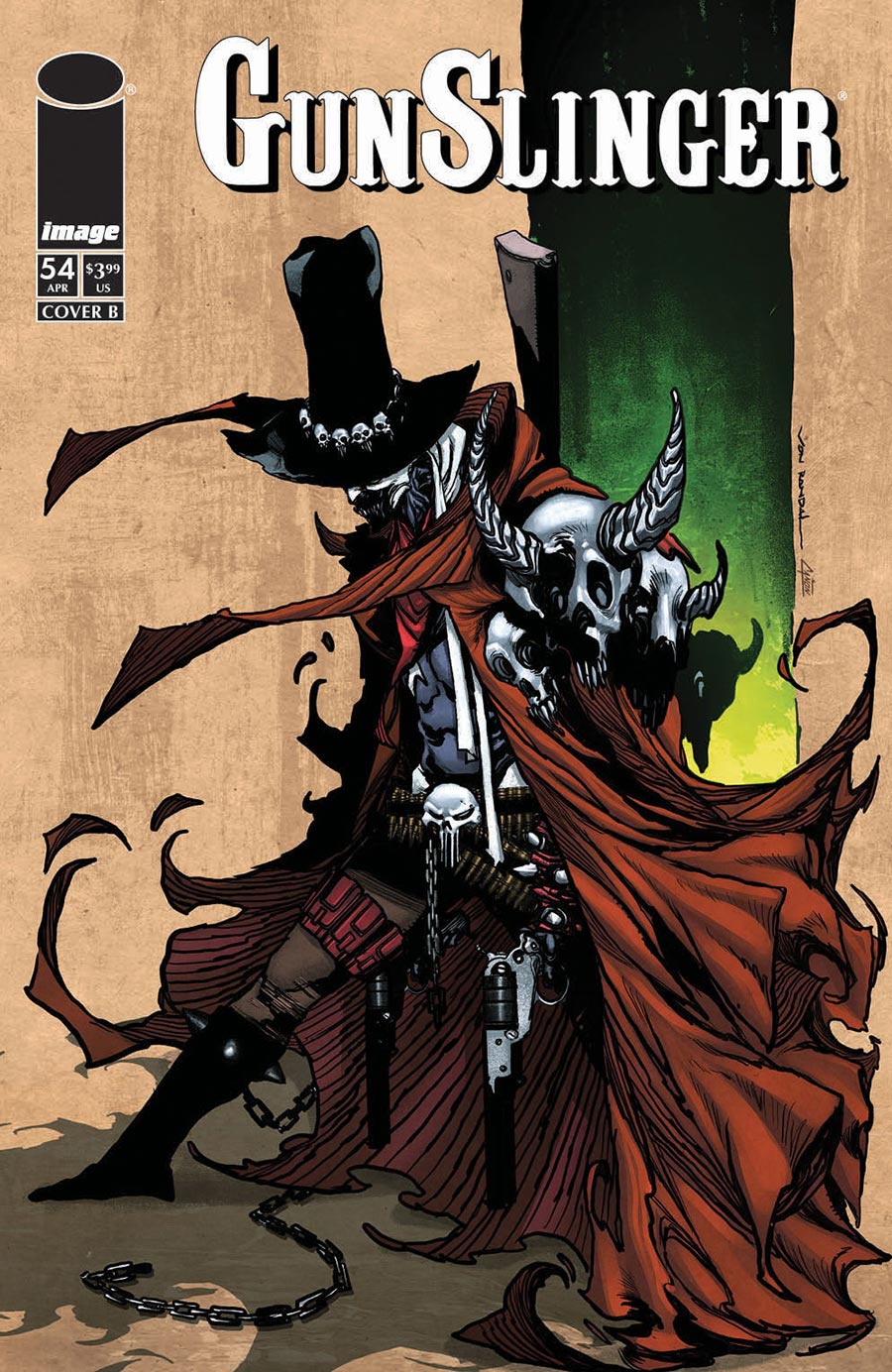 Gunslinger Spawn #54 Cover B Variant Von Randal Cover