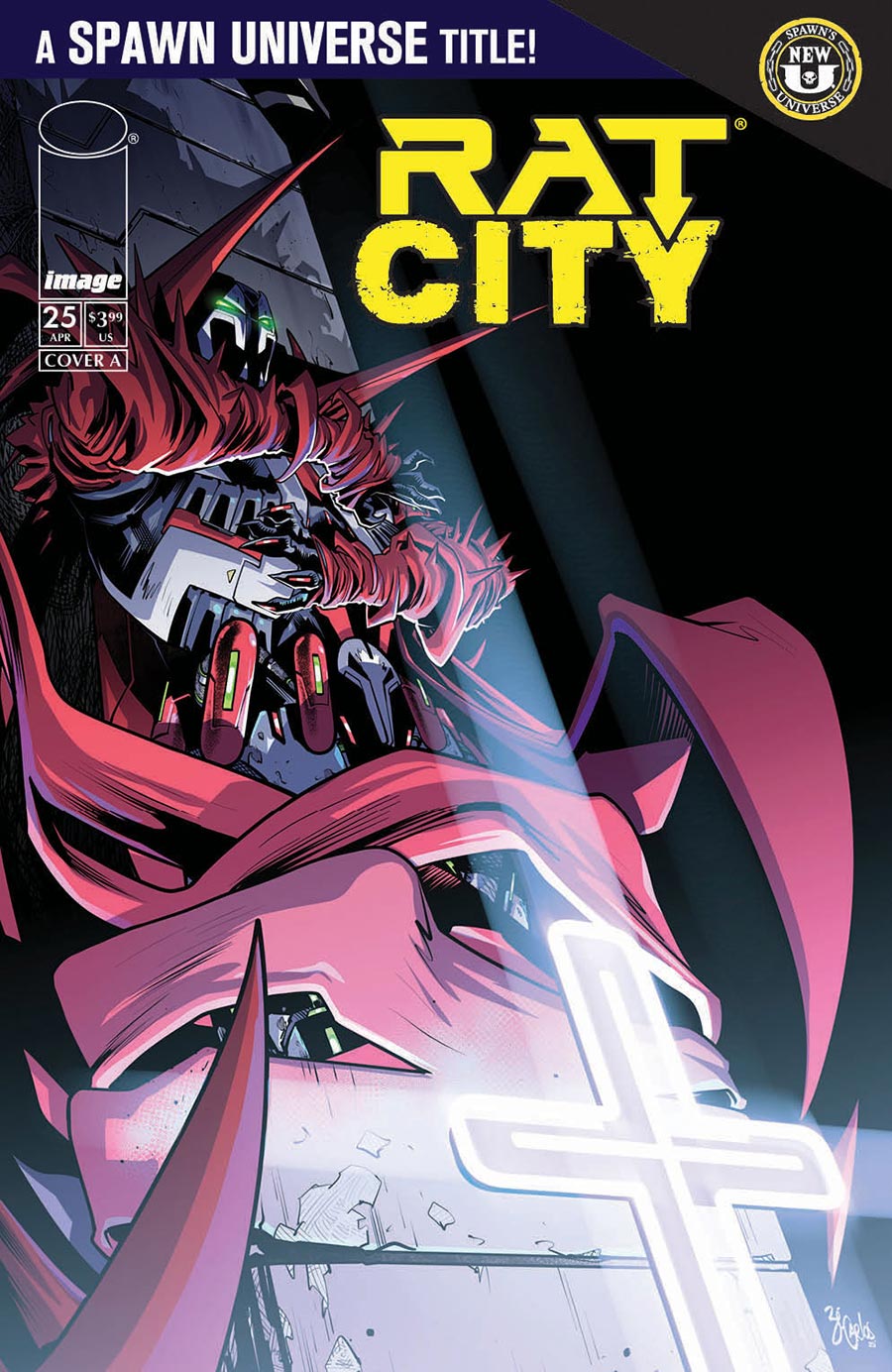 Rat City #25 Cover A Regular Ze Carlos Cover (Spawn Universe)