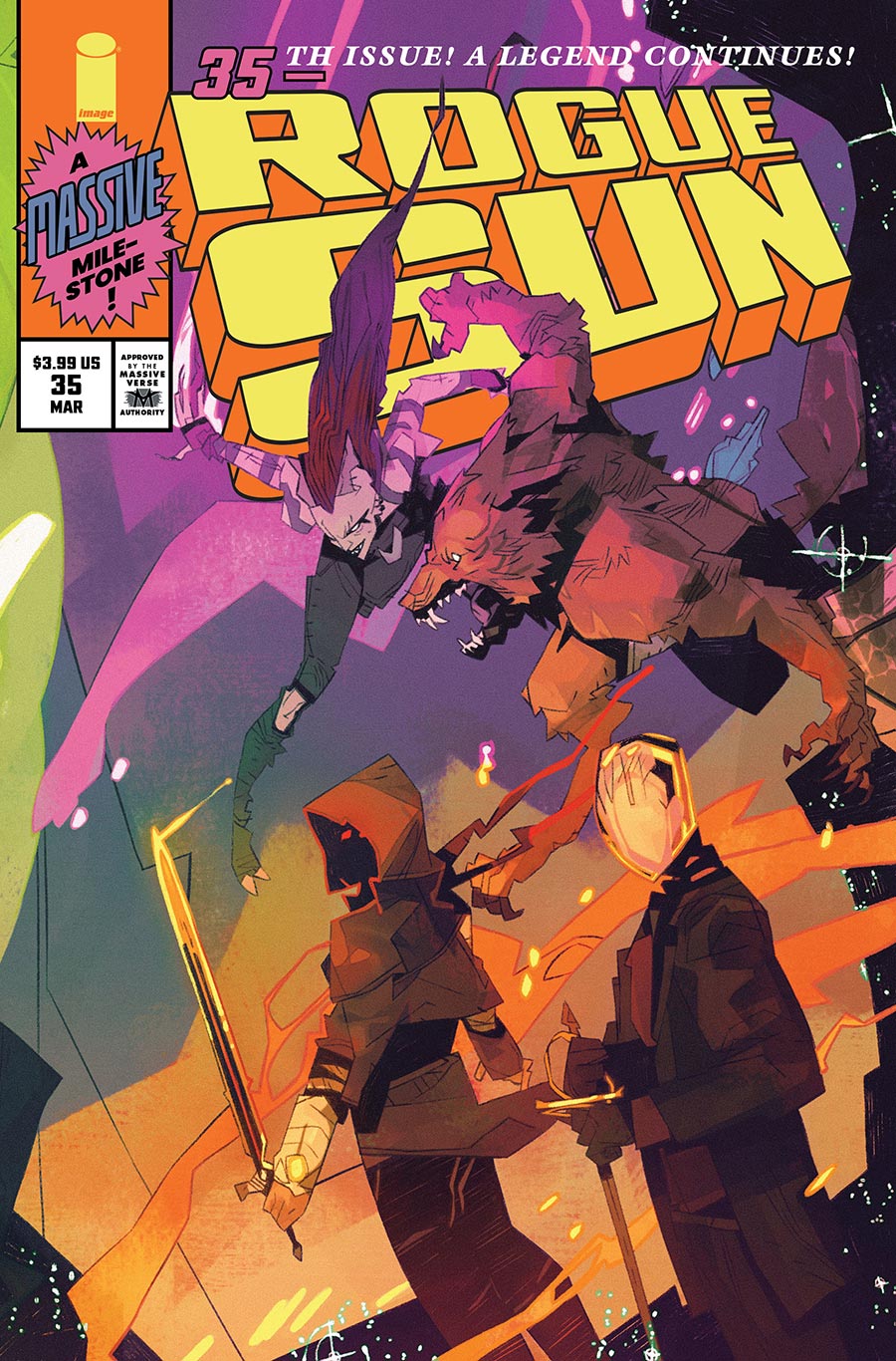 Rogue Sun #35 Cover B Variant Marco Locati Cover (Massive-Verse)