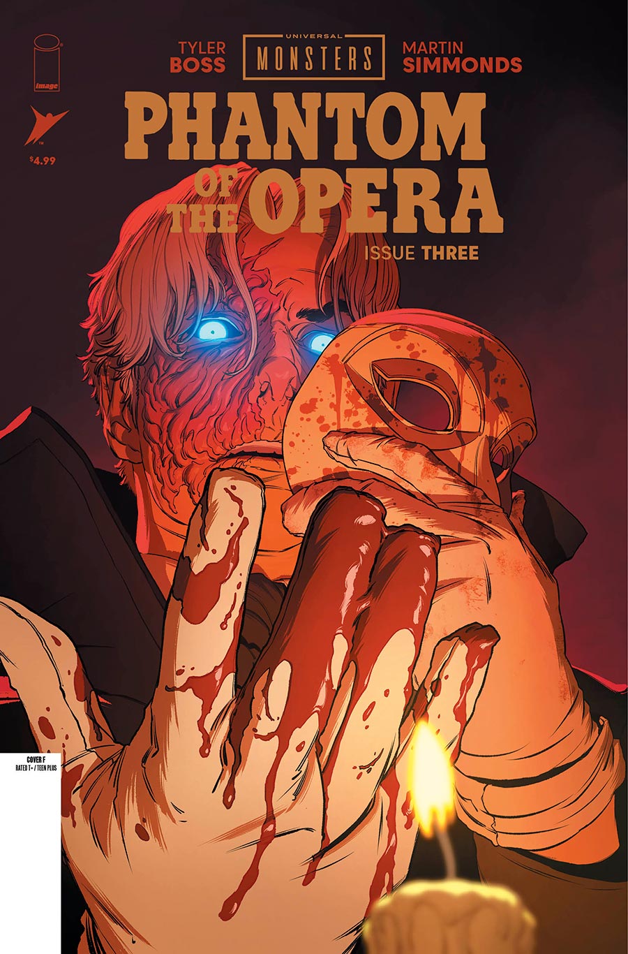 Universal Monsters The Phantom Of The Opera #3 Cover F Incentive Mattia De Iulis Variant Cover