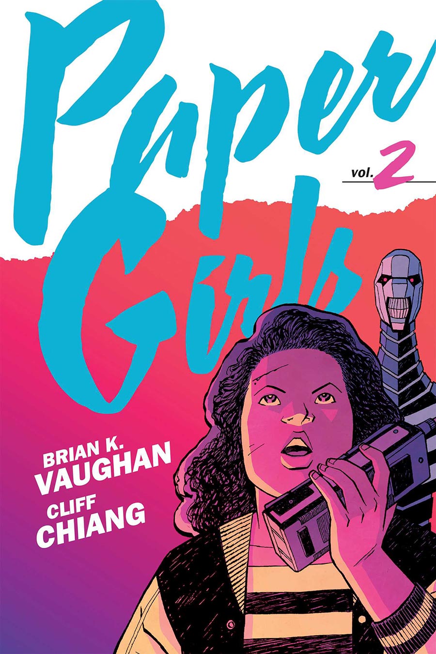 Paper Girls Backpack Edition Vol 2 TP Book Market Cliff Chiang Cover