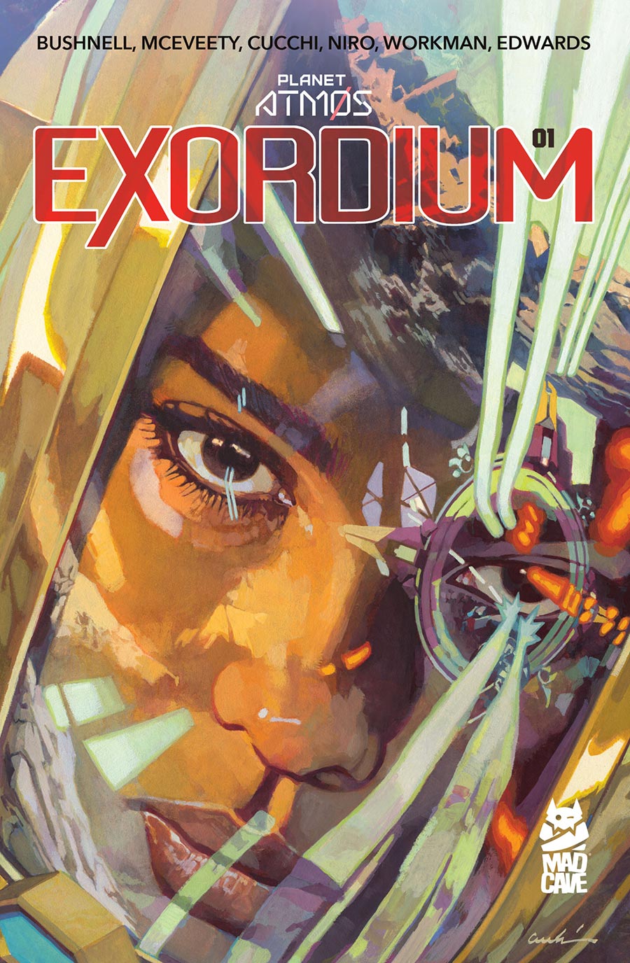Planet Atmos Exordium #1 Cover B Variant Andrea Cucchi Cover