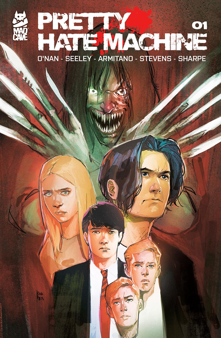 Pretty Hate Machine #1 Cover C Variant Rod Reis Cover