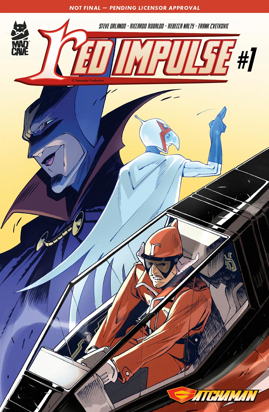 Gatchaman Red Impulse #1 Cover A Regular Riccardo Robaldo Cover