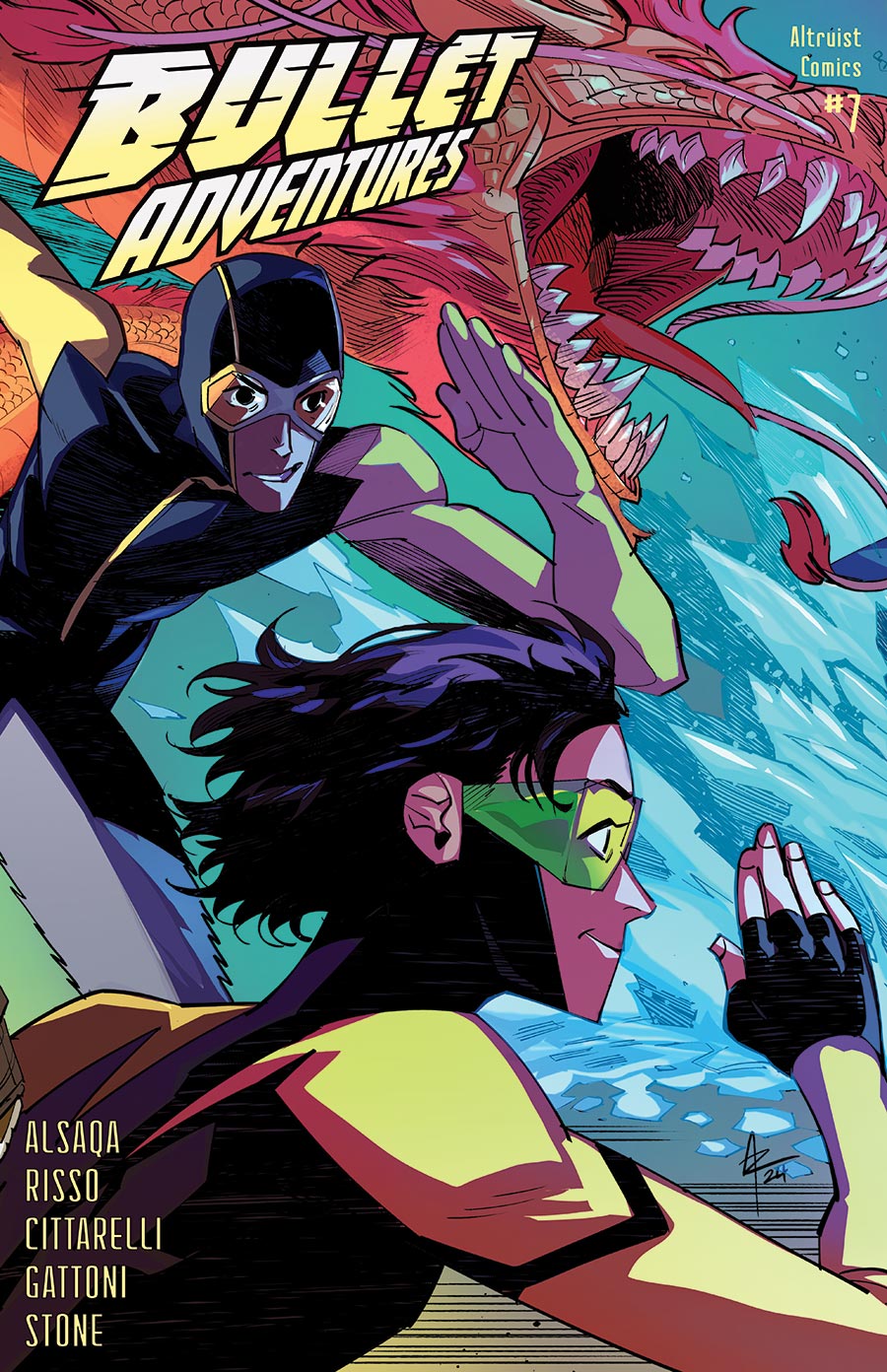 Bullet Adventures #7 Cover B Variant Andre Risso & Francesca Cittarelli Cover