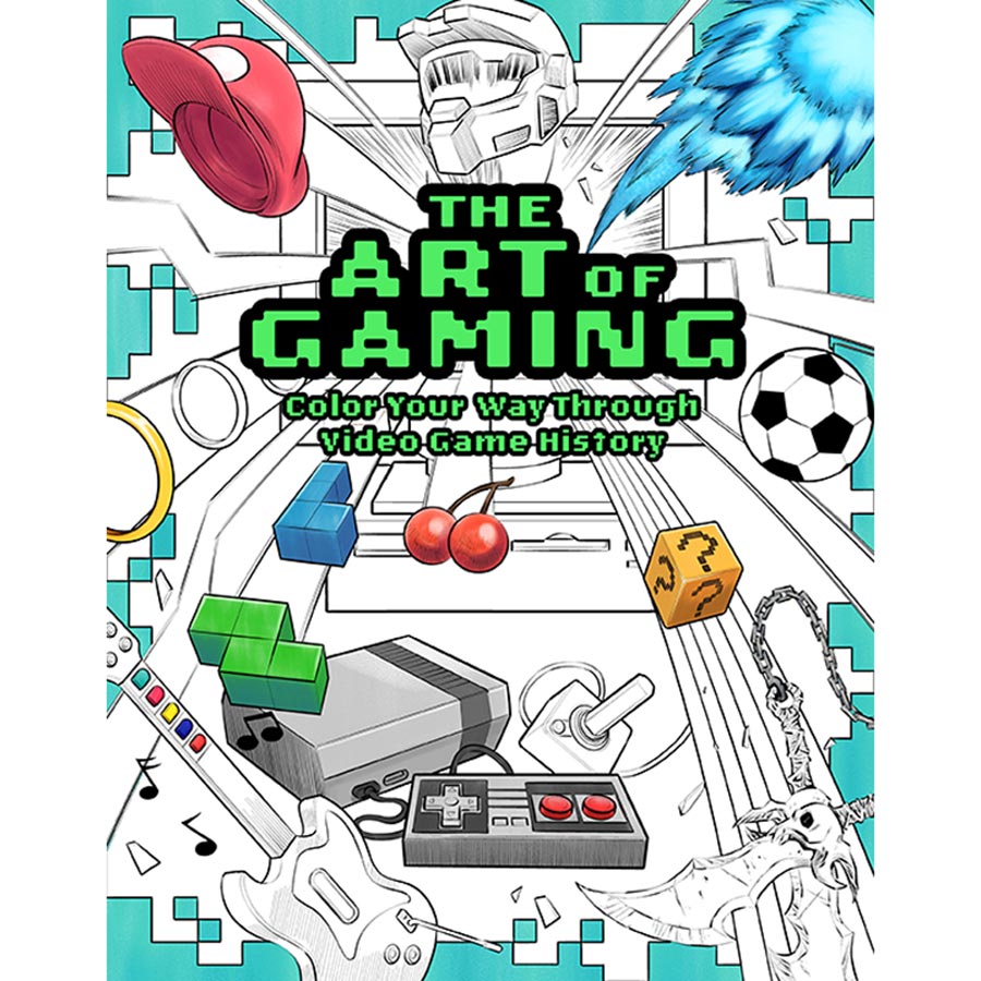 Art Of Gaming Color Your Way Through Video Game History TP