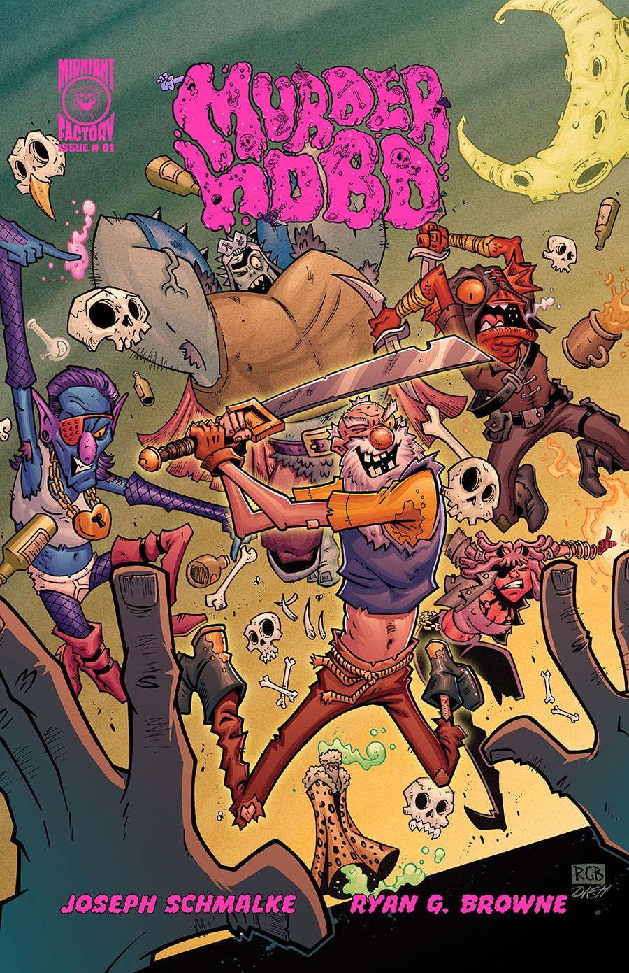 Murder Hobo #1 Cover A Regular Ryan G Browne Cover