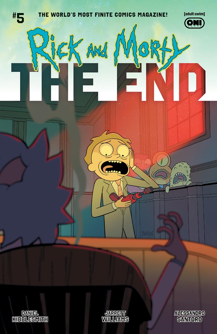 Rick And Morty The End #5 Cover A Regular Dave Bardin Cover