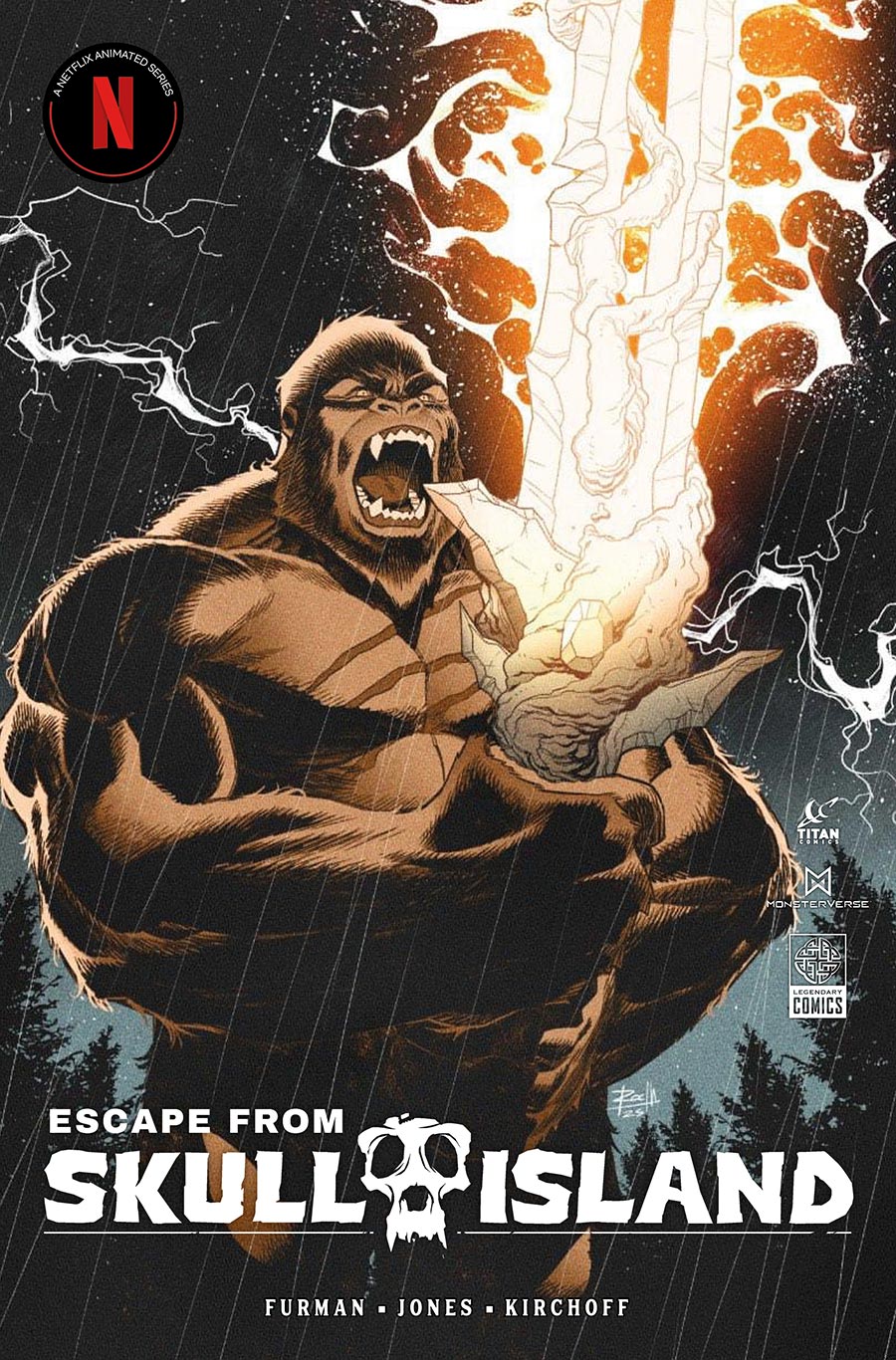 Escape From Skull Island #4 Cover A Regular Rodrigo Rocha Cover