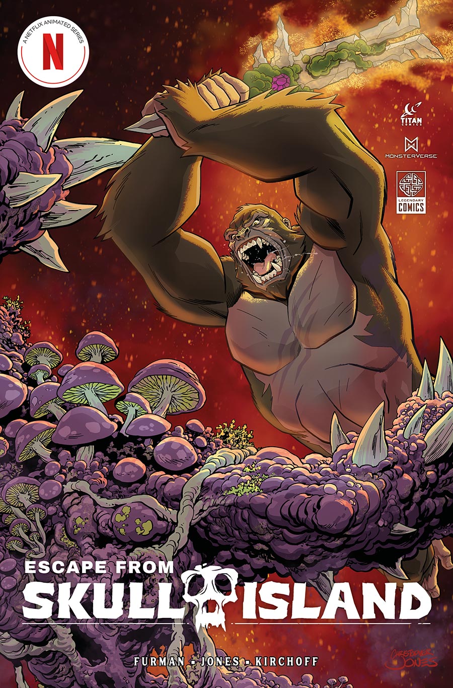 Escape From Skull Island #4 Cover B Variant Christopher Jones Cover
