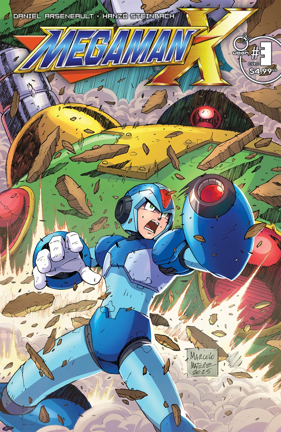 Mega Man X #3 Cover C Variant Marcelo Matere Cover